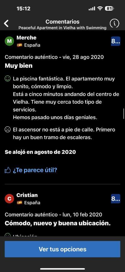 Precioso Atico Duplex En Vielha Para 6 Pax 外观 照片
