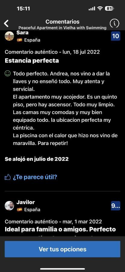 Precioso Atico Duplex En Vielha Para 6 Pax 外观 照片